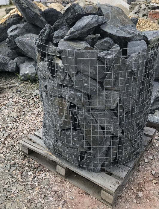 Czarny Kamień do Akwarium Skała Black Grey Stone Malawi Tanganika Grys