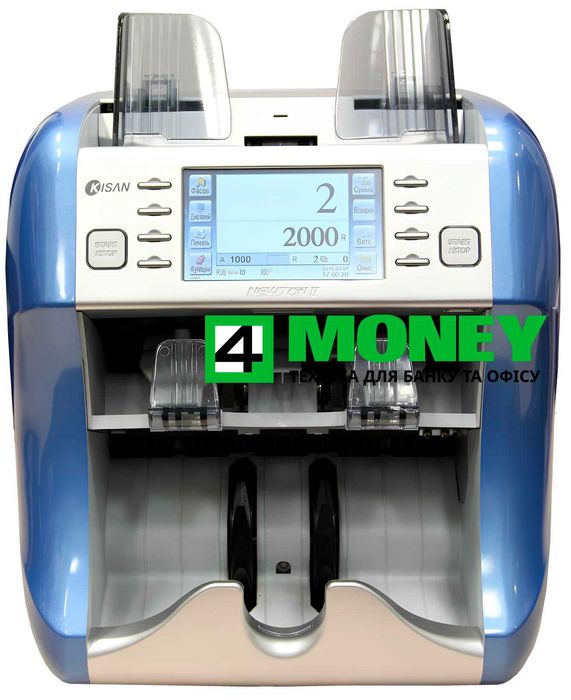 Счетчик Банкнот Сортировщик Валют Kisan Newton PF 2020 -2022 КАК НОВЫЙ