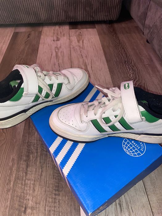 Adidas forum low green black