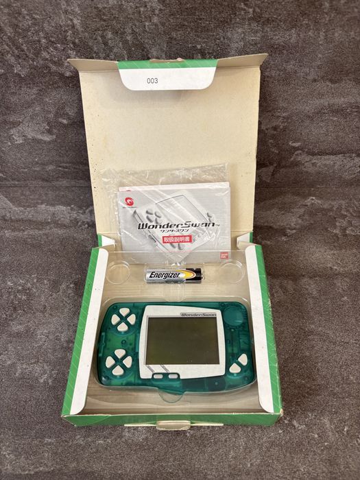 Портативна консоль Bandai WonderSwan skeleton green