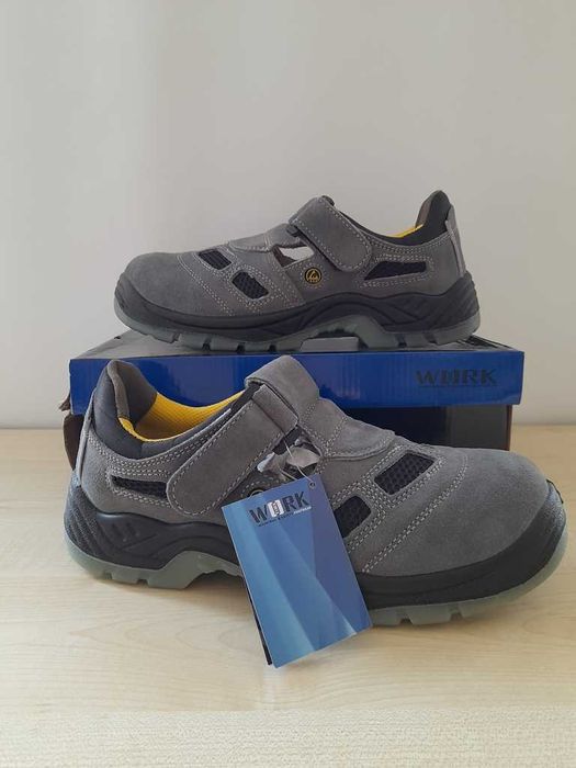 Obuwie robocze Sandały BERN GREY S1 z systemem ESD