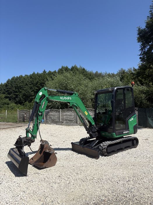 Minikoparka Koparka Gąsienicowa Kubota KX027-4 superstan 2.7tony 3 lyzki silnik 4cyl kubota zlacze hydrauliczne 2019r LONG U27 yanmar jcb caterpillar