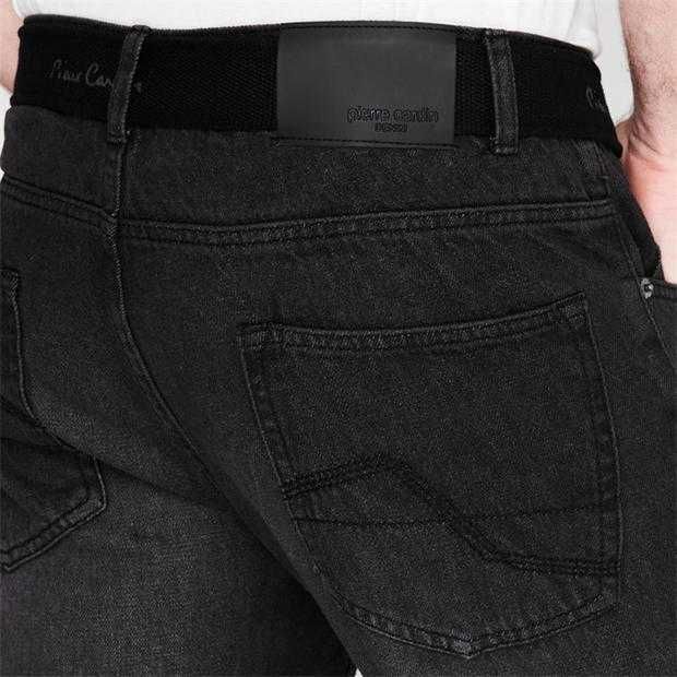 PIERRE CARDIN Denim Nowe Spodnie Pasek Jeans Dżinsy 32W R Męskie