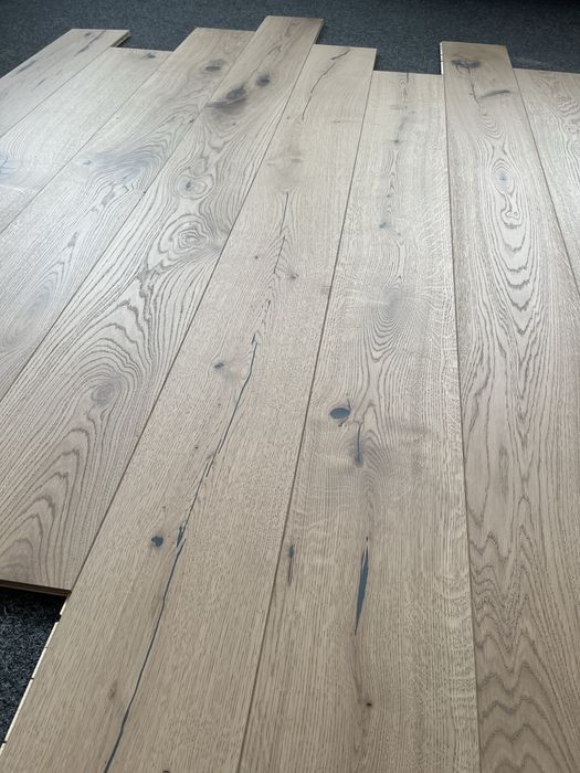 Deska Drewniana Dąb Rustic 15x190x2000mm 4faza, Olej UV x2 POSEN
