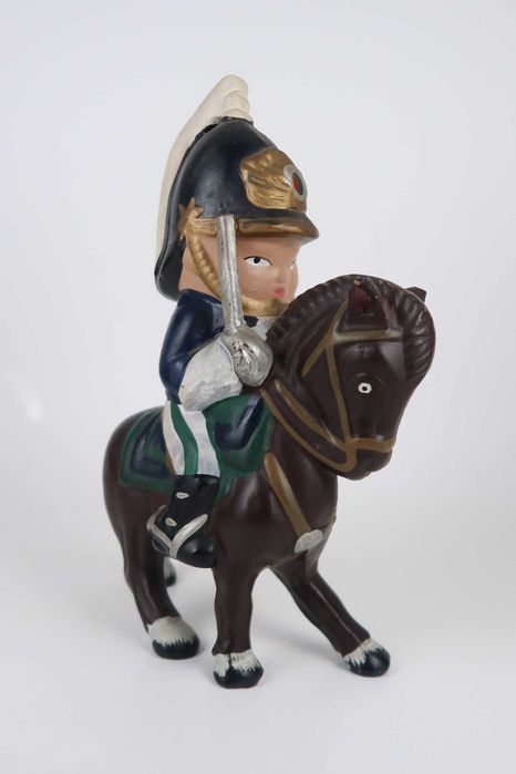 GNR a cavalo - figura antiga em faiança