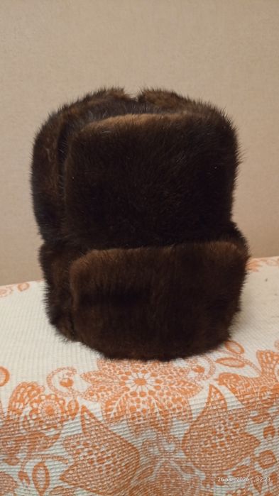 Норковая зимняя шапка