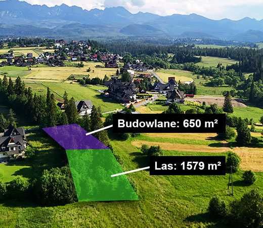 Działka budowlana Poronin (Majerczykówka)