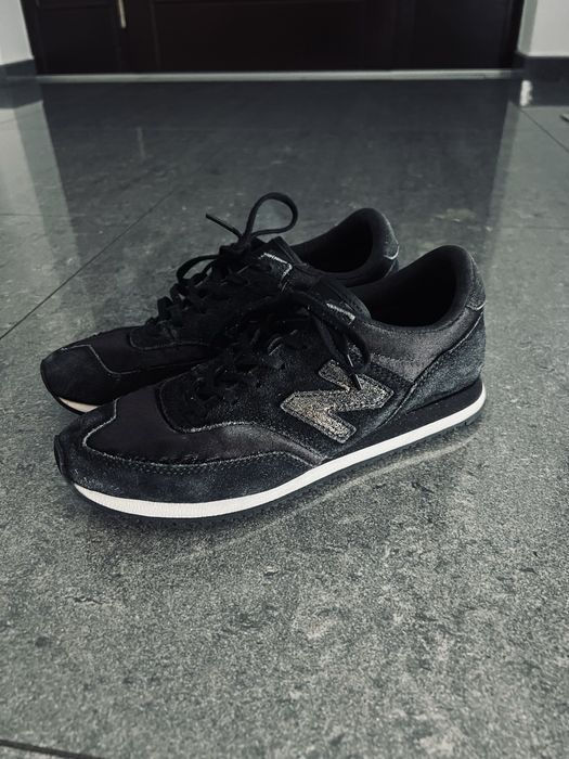 Czarne sneakersy New Balance 38, stan dobry