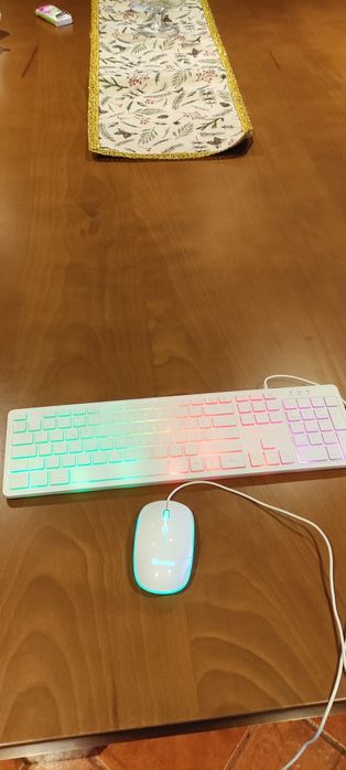 Computador teclado e rato