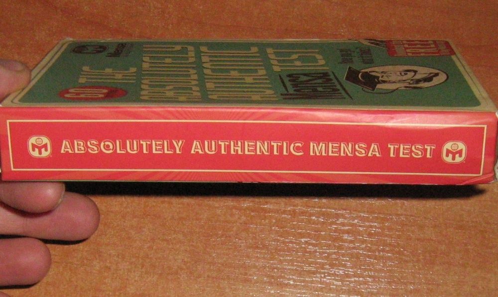 Карточный тест интеллекта Mensa английский