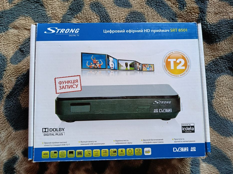 Продам т2 тюнер strong