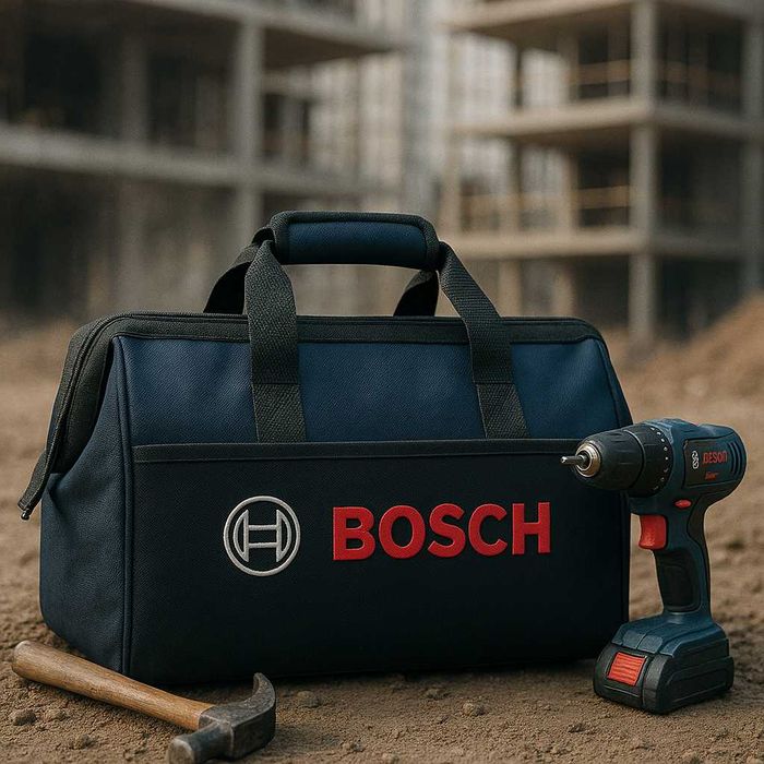 Torba Narzędziowa Mocna BOSCH Na narzędzia + Ołówek murarski Stanleya