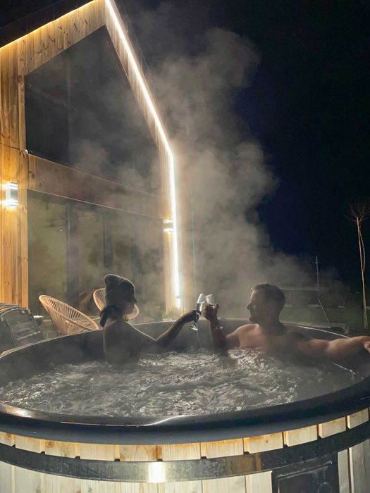 Domek do wynajęcia Jura Krakowsko Częstochowska balia z jacuzzi, sauna