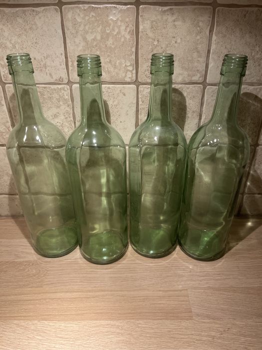 Butelki szklane od wina pojemnosc - 750  ml