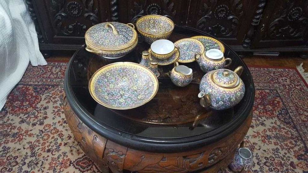 Coleção de Louça Mil Folhas pintada à mão