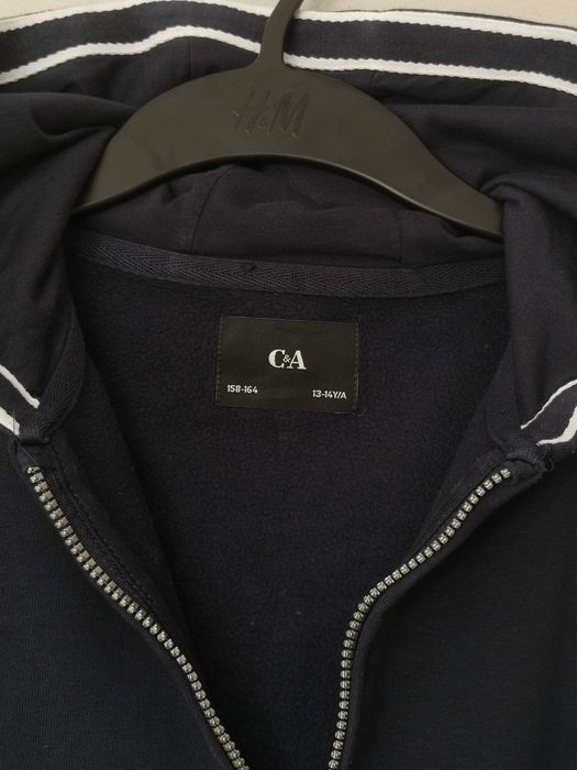 C&A bluza z kapturem chłopięca r. 158-164, 13-14Y jak nowa