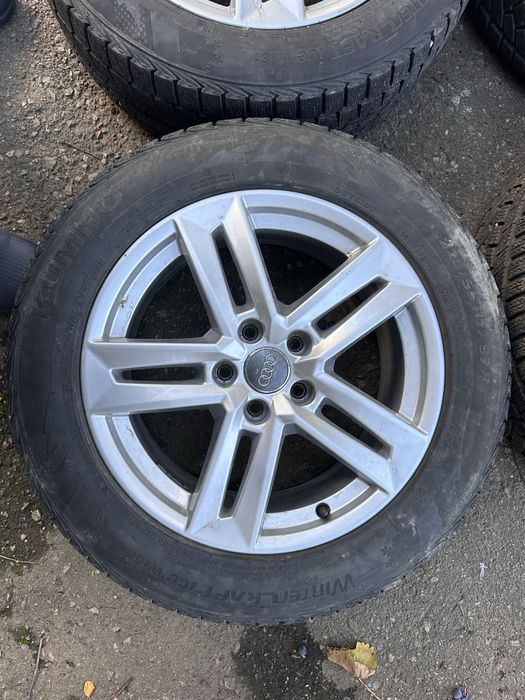 Оригинальные диски audi r17 с зимней резиной 225/55R17