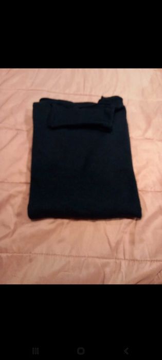 Camisola de malha quente e macia, azul marinho - S - Milano