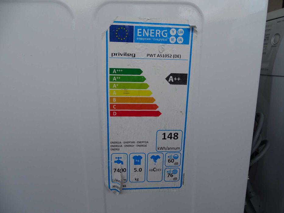 Pralka PRIVILEG-ELECTROLUX PWT A51052 szer.40 Gwarancja Duży Wybór AGD