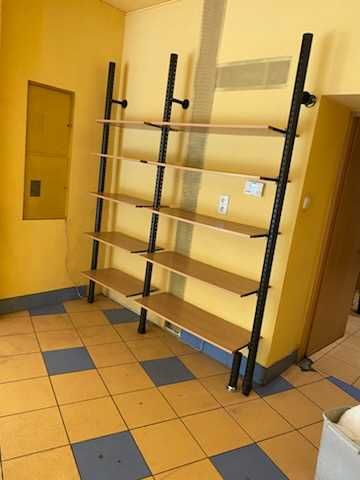 4- częściowy regał sklepowy