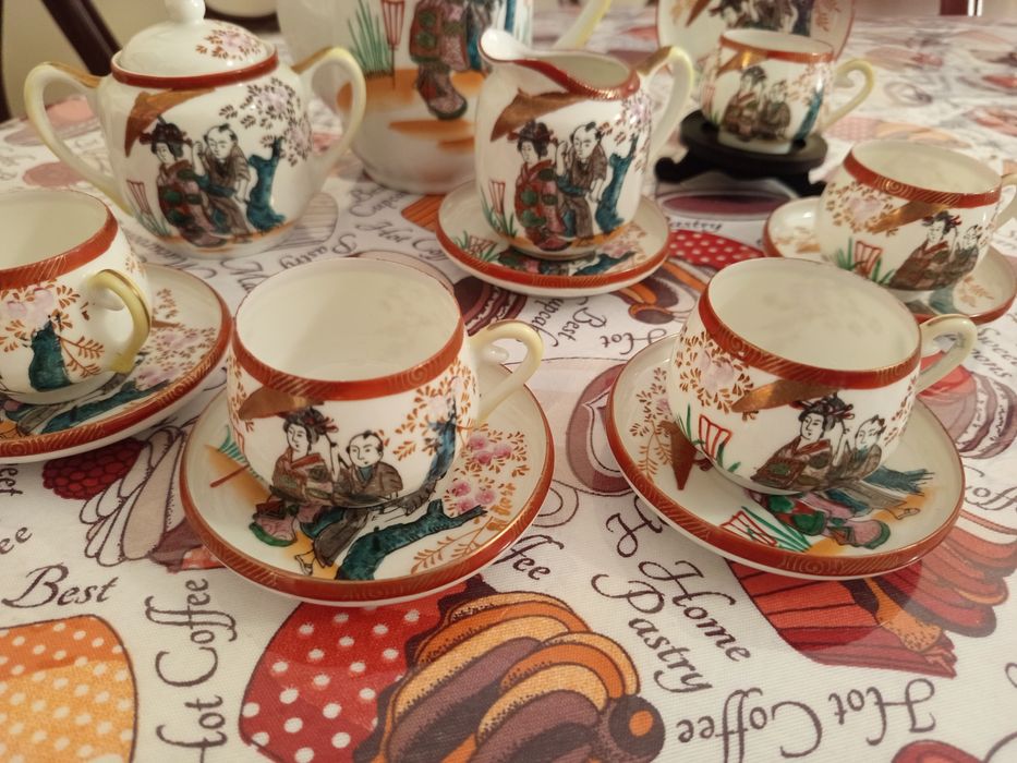 Serviço de café casquinha ovo