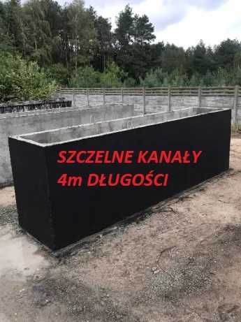 KANAŁ samochodowy betonowy, Szambo betonowe SZAMBA Piwnice Moja Woda