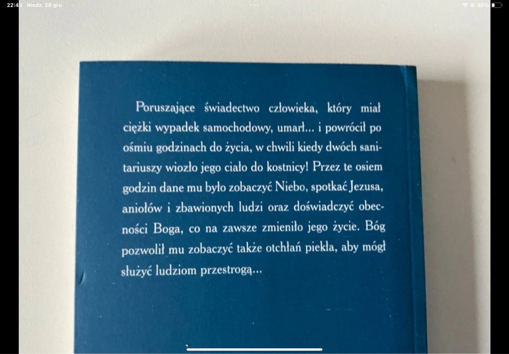 Byłem w niebie – Richard Sigmund | prawdziwa historia | książka