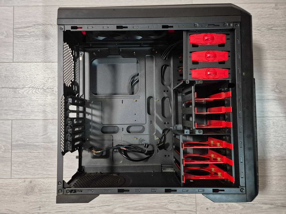 ATX корпус DeepCool Kendomen RED (2x120mm FAN +реобас) Продув.