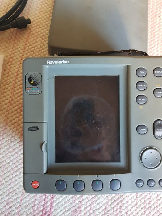 Navigador de barco Raymarine RL70C, receptor de GPS (raystar 120) mapa