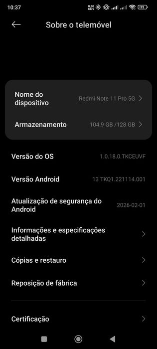 Xiaomi Redmi Note 11 Pro 5G