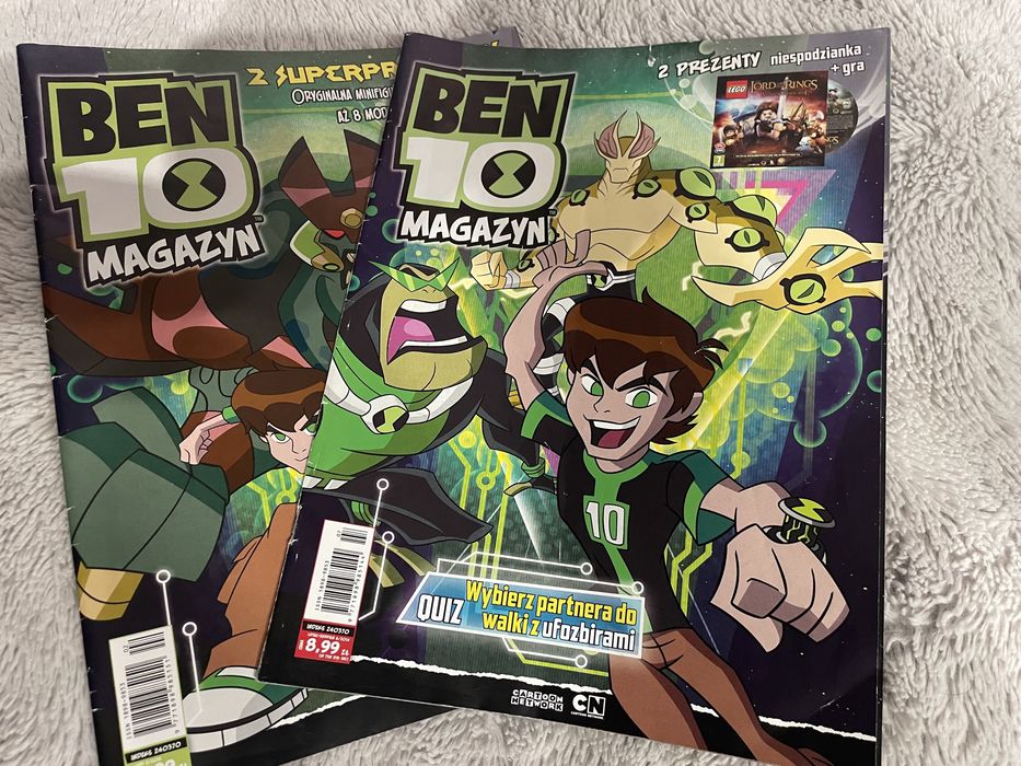 Gazetki BEN 10 (2szt) + plakat