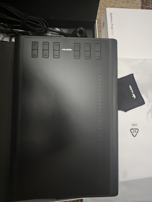 Графічний планшет Huion Inspiroy H1060P, повна комплектація