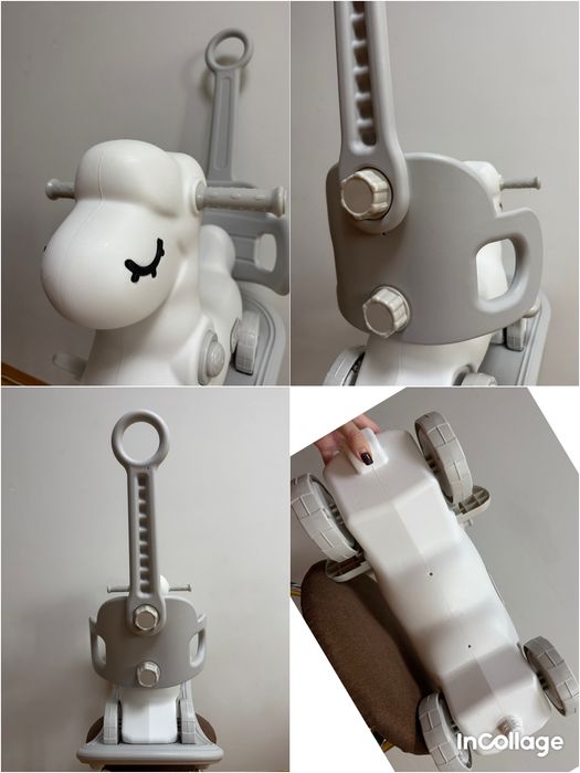 Коник-гойдалка 3в1 Terrio “Sheepy” Сірий