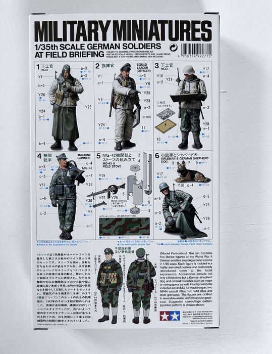 Figurki model żołnierze Military Miniatures Tamiya 35212