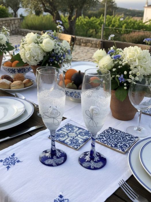 2 taças de casamento