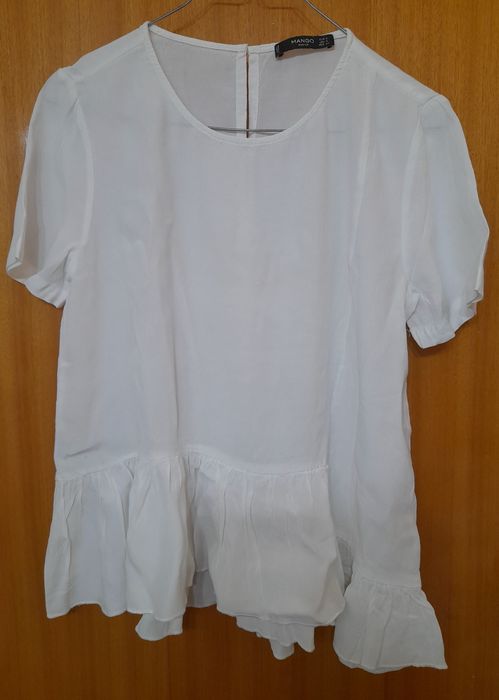 Blusa branca Mango