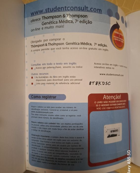Genética Médica, Thompson & Thompson, 7ª edição,  Elsevier.