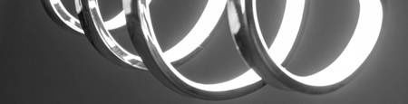 Lampa ścienna kinkiet chrome LED połysk