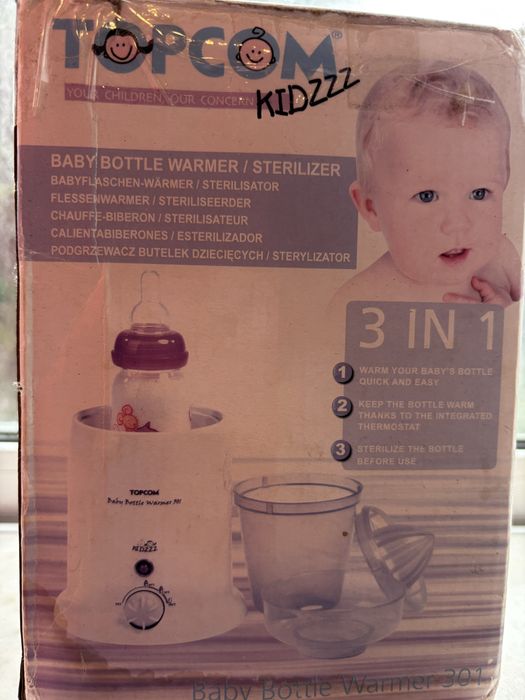 Aquecedor e esterilizador de biberões 3 em 1