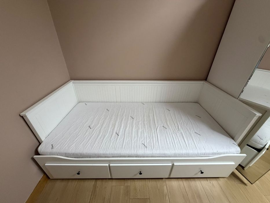Łóżko IKEA HEMNES używane rozkładane