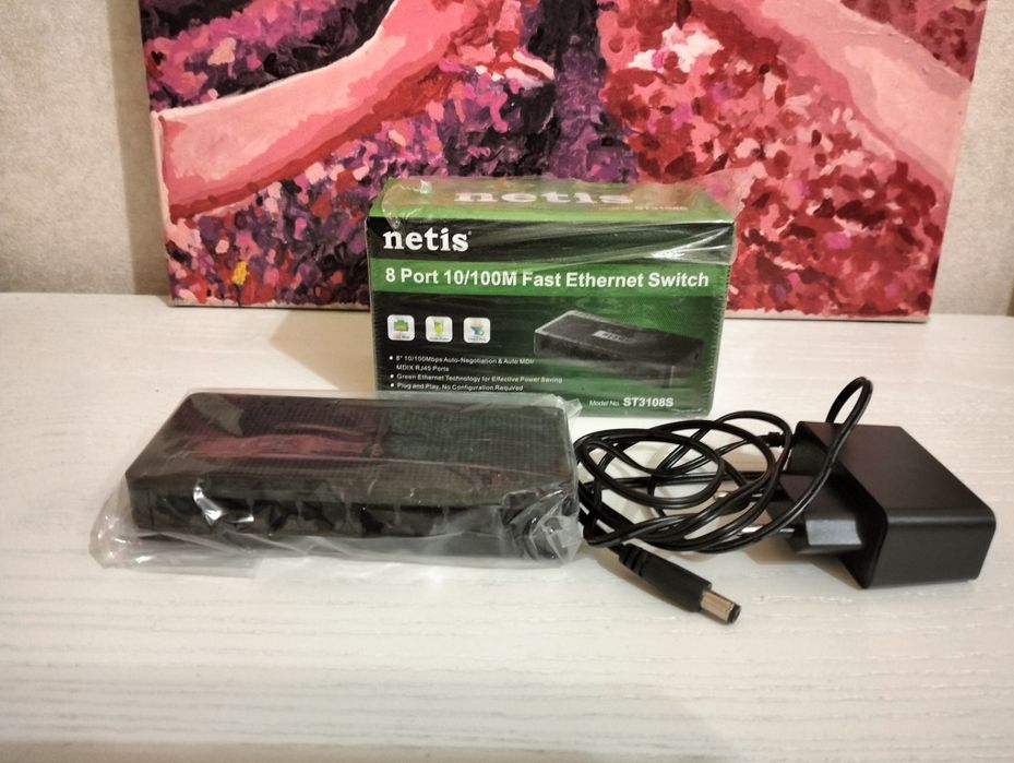Сетевой коммутатор Netis 8 port