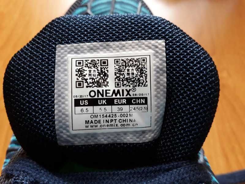 Buty sportowe Onemix, rozmiar 37,5 - 38