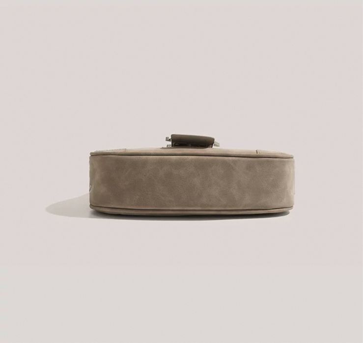 Маленька сіра замшева сумка MISBHV shoulder bag small bag