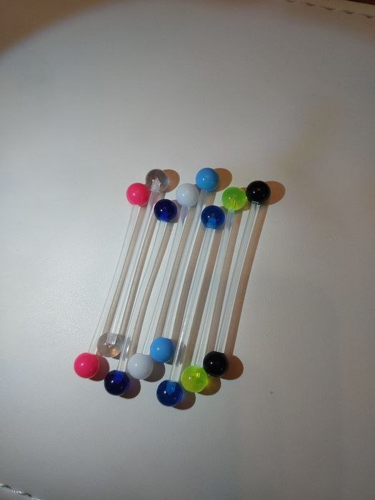 Zestaw kolczyków industrial