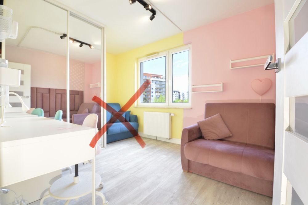 Sofa kanapa rozkładana jednoosobowa brudny róż