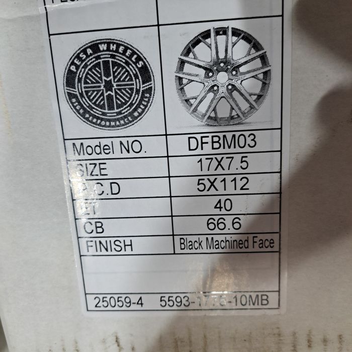 Jantes 17" LOOK BMW 555M série 1 2 X1 X2 F40 Mini VW Audi 5x112