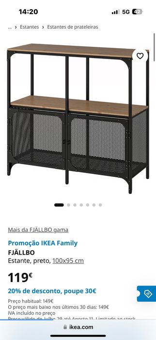 Estante FJALLBO Ikea