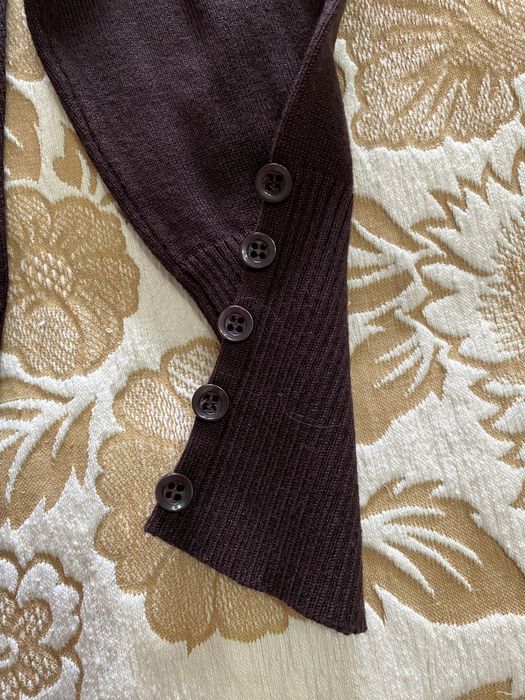 Casaco malha castanho NOVO