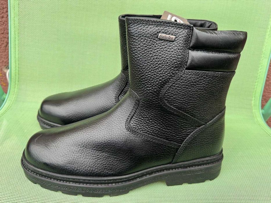 мембранные ботинки кожаные утепленные зимние GallusTEX р. 45