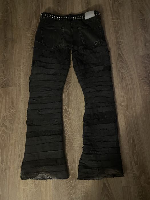 Кастомні джинси в стилі Scab / Distressed Denim (2 шари)